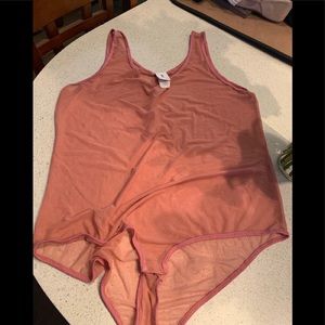 Blush Sheer Mesh Body Suit